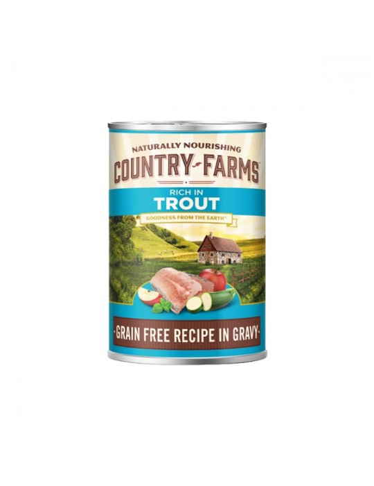 Country Farms Grain Free Gravy Trota 400 Gr.