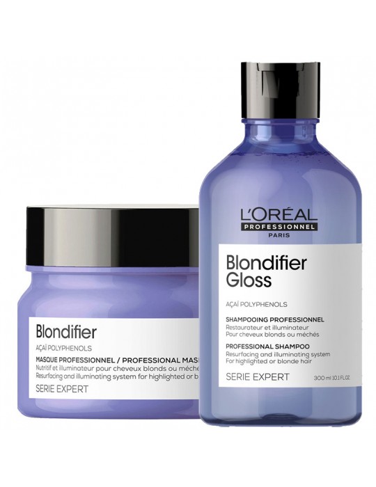 KIT Binomio Blondifier (Shampoo 300ml + Maschera 250ml) Serie Expert - L'Oreal Professionel