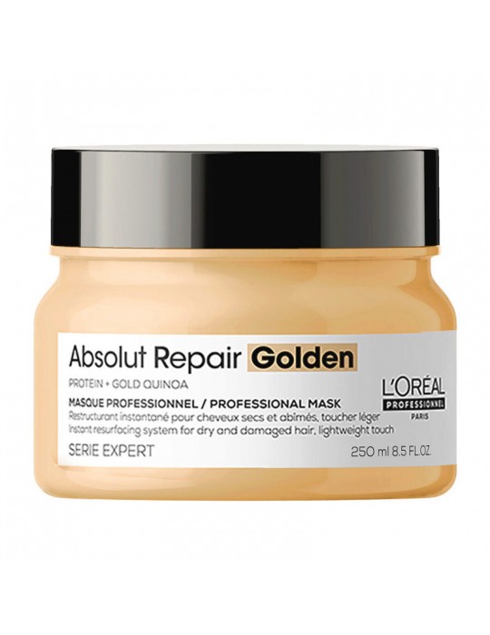 Masque Absolut Repair GOLDEN Protein+Gold Quinoa Serie Expert 250ml – L'Oreal Professionnel