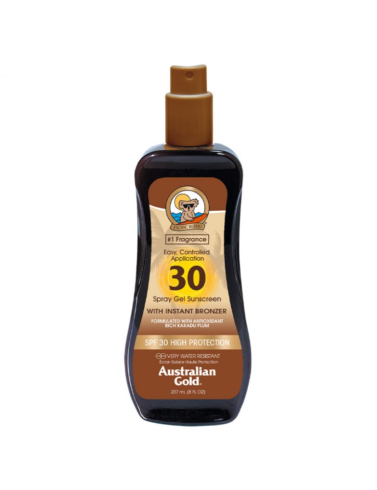 SPF30 Spray Gel Sunscreen ed effetto Bronze 235ml - Australian Gold